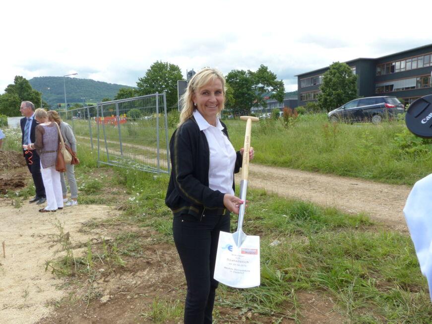 I-Bau-Spatenstich Neubau Verwaltungsgebäude Donzdorf-Industriebau