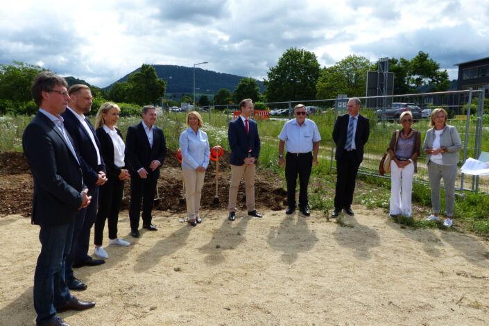 I-Bau-Spatenstich Neubau Verwaltungsgebäude Donzdorf-Industriebau