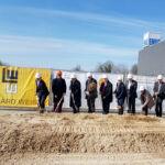 I-Bau-Spatenstich-Salach-Neubau Montagehalle mit Bürogebäude-Stahlbau-Komplettbau-Industriebau