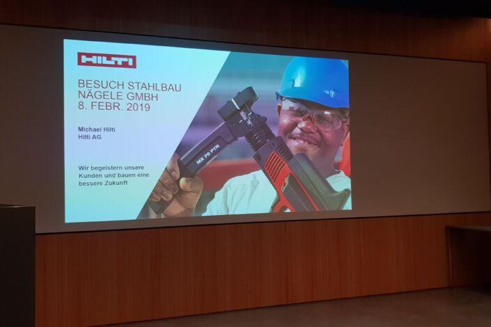 Hilti-Seminar-Montageabteilung