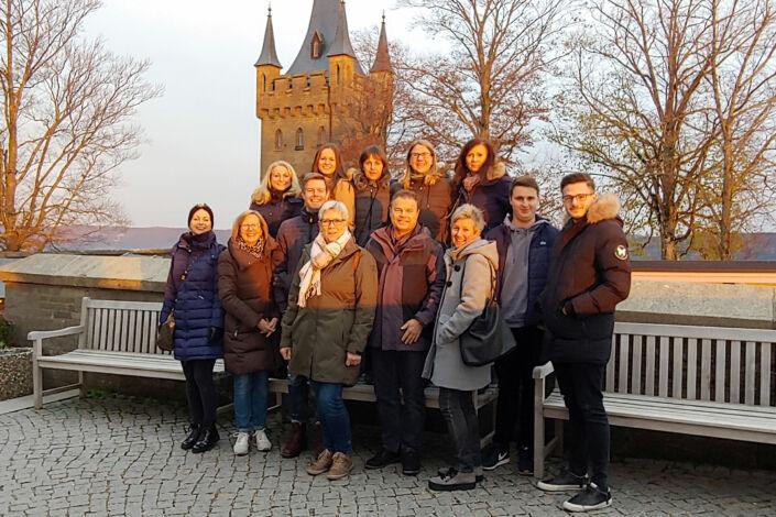 Burg Hohenzollern-Abteilungsevent Verwaltung-Hechingen